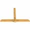 Ekena Millwork Eugene Rough Sawn Timber Gable Bracket, Western Red Cedar, 84"W x 56"H x 4"D x 6"F, 16/12 Pitch GBW084X56X0406EUG00RWR - alternate 5